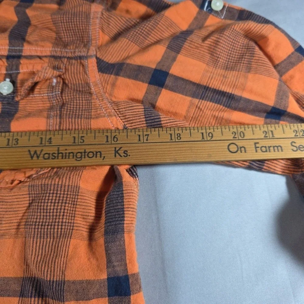 Gap Kids Boys Orange Size XL 12 Long Sleeve‎ Shirt Cotton